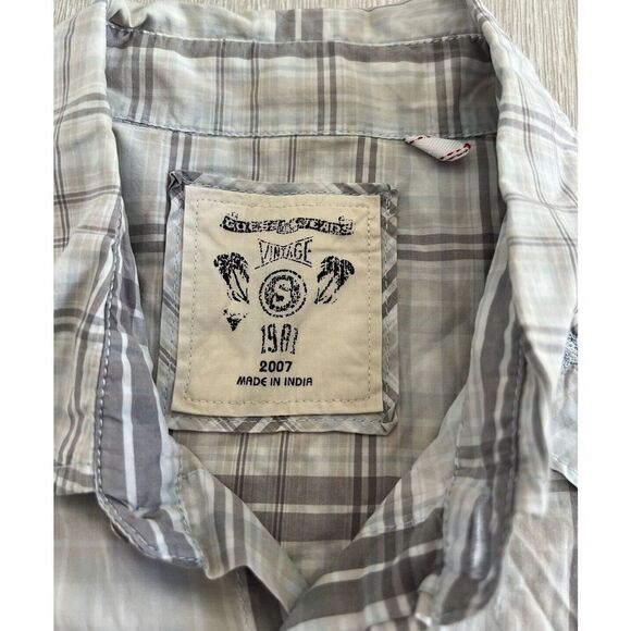 Guess‎ 2007 Western Shirt Snap Front Embroidery Shoulders Size Small - Picture 3 of 7